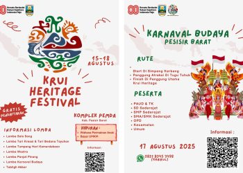 Melestarikan Budaya Lampung Krui Haritage Fastival Perdana Digelar