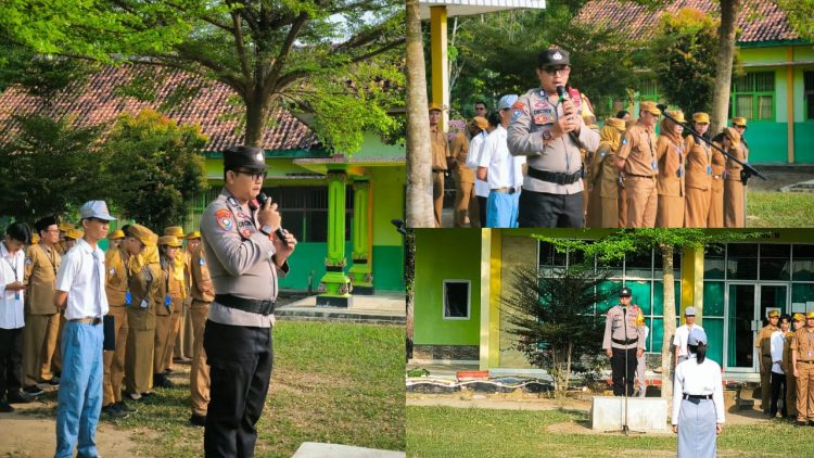 Dekatkan Diri ke Pelajar, Polres Way Kanan Berikan Pembinaan di SMKN 1 Negeri Agung
