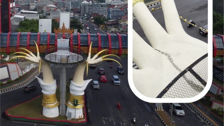 JPO Siger Millenial Tidak Retak, Bunda Eva Pastikan Itu Hanya Lumut