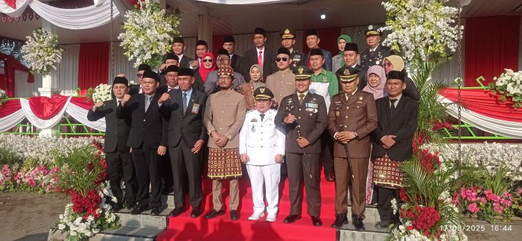 Momentum HUT RI ke 80 Bupati Dedi Irawan Tegaskan Pentingnya Rasa Persatuan dan Nasionalisme