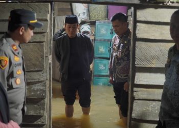 Respon Cepat Pemda Pesisir Barat, Bupati Dedi Tinjau Lokasi Banjir di Kecamatan Ngaras