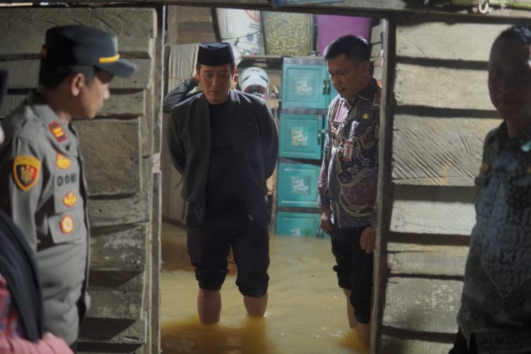 Respon Cepat Pemda Pesisir Barat, Bupati Dedi Tinjau Lokasi Banjir di Kecamatan Ngaras