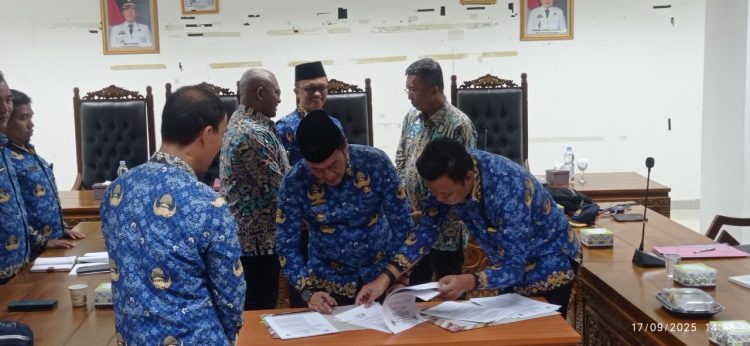 Pembangunan Penyediaan Air Baku Pulau Pisang, Bupati Dedi Tandatangani Perjanjian Kerja Sama dengan BBWS Mesuji Sekampung