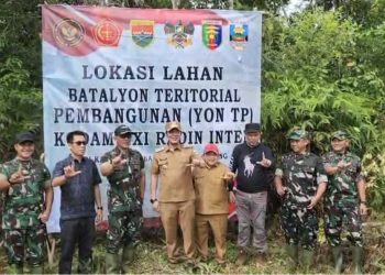 Kunker di Pesisir Barat, Danrem 043 / Gatam Tinjau Lokasi Rencana Pembangunan Batalyon Teritorial (Yon TP)