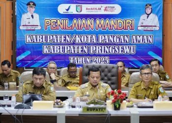 Pringsewu Ikuti Penilaian Mandiri Kabupaten/Kota Pangan Aman 2025