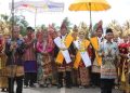 Bupati Pringsewu & Ketua TP-PKK Terima Gelar Adat Dari Penyimbang Adat Saibatin Pardasuka