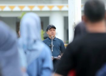 Pimpin Apel Pagi, Bupati Ingatkan Disiplin Pegawai & Ajak Wujudkan Pringsewu Makmur