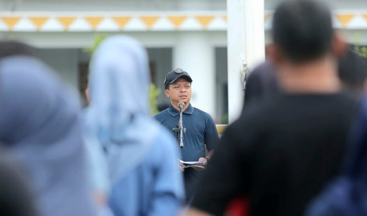 Pimpin Apel Pagi, Bupati Ingatkan Disiplin Pegawai & Ajak Wujudkan Pringsewu Makmur