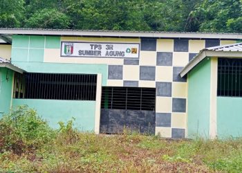 Kondisi TPS3R di Pekon Sumber Agung Terlihat Tidak Terawat