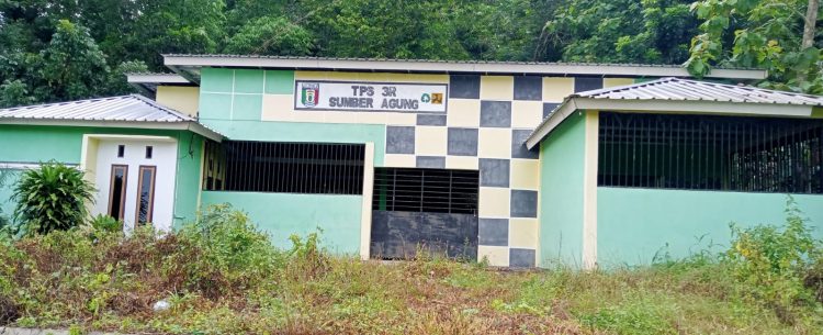 Kondisi TPS3R di Pekon Sumber Agung Terlihat Tidak Terawat