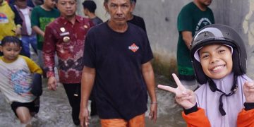 Riyanto Pamungkas Tinjau Lokasi Banjir di Wilayah Pringsewu Kota