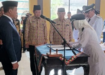 Bupati Pringsewu Lantik Lima Kapekon PAW dan Tiga Pj.Kapekon 