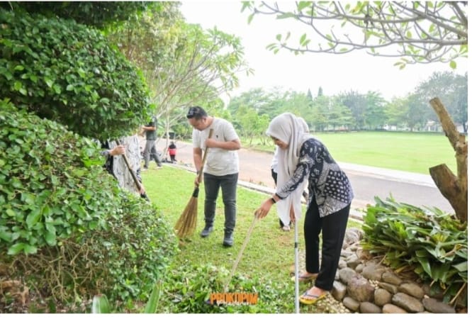 Pemkab Pesawaran Laksanakan Korve Instruksi Presiden RI