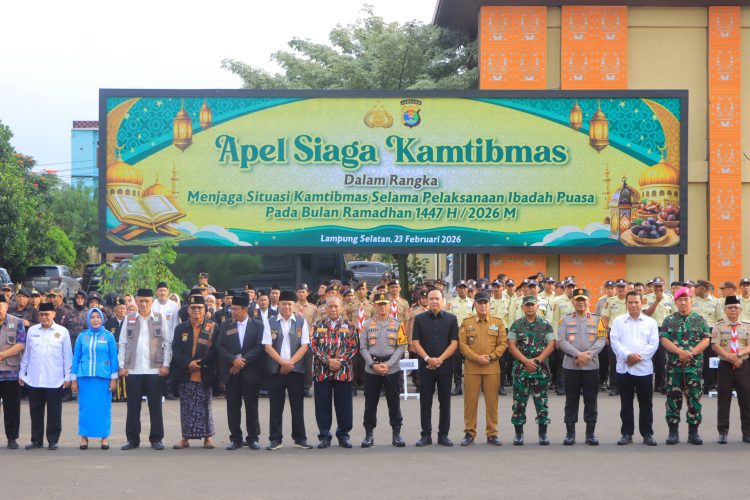 Pemprov Lampung Dukung Apel Siaga Kamtibmas Ramadan 1447 H Di Polda Lampung