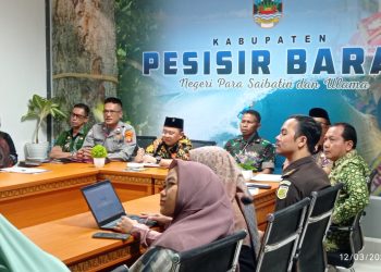 Jelang Hari Raya Idul Fitri, Pemkab Pesisir Barat Gelar High Level Meeting Pengendalian Inflasi Daerah