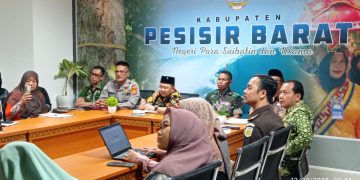 Jelang Hari Raya Idul Fitri, Pemkab Pesisir Barat Gelar High Level Meeting Pengendalian Inflasi Daerah