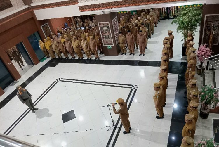 Pemkab Pringsewu Gelar Apel Dan Halal Bilhalal Idulfitri