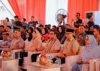 Gubernur Rahmat Mirzani Djausal Dampingi Menteri Ekonomi Kreatif Teuku Riefky Harsya Pada Dua Agenda Strategis Di Provinsi Lampung