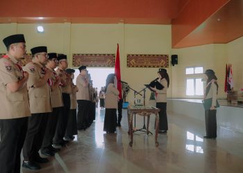 Lantik Pengurus Mabicab Dan Kwarcab Gerakan Pramuka Lampung Timur 2022–2027,Wagub Jihan Nurlela Ajak Pengurus Ciptakan Kader Pramuka Yang Unggul, Inklusif, Dan Berdaya Saing