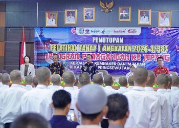 Pemkab Pringsewu Tutup Pelatihan Tahap I Program Pemagangan Ke Jepang Tahun 2026