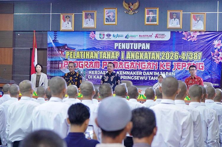 Pemkab Pringsewu Tutup Pelatihan Tahap I Program Pemagangan Ke Jepang Tahun 2026