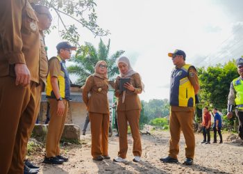 Wagub Jihan Nurlela Tinjau Progres Pembangunan Ruas Jalan Kasui – Air Ringkih Di Kabupaten Way Kanan, Untuk Perkuat Akses Ekonomi Masyarakat
