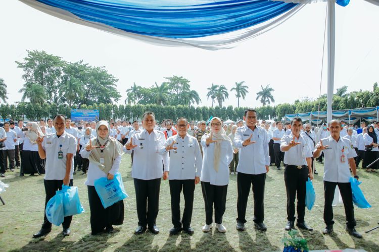 Korpri Provinsi Lampung Gelar Ramadan Berbagi, Wujud Kepedulian Dan Solidaritas Asn Meringankan Kebutuhan Pokok Jelang Idul Fitri 1447 Hijriah