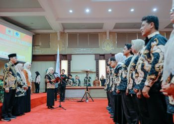 Bunda Literasi Purnama Wulan Sari Mirza Kukuhkan Pengurus Forum Literasi 15 Kabupaten/Kota Se-Provinsi Lampung Masa Bakti 2026–2030