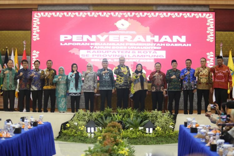 LKPD Unaudited TA 2025, Raih Capaian TLHP Tertinggi di Lampung