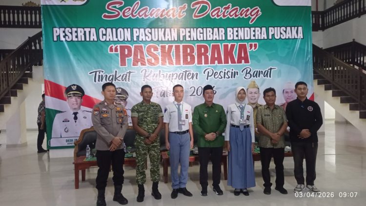 Seleksi Calon Pasukan Pengibar Bendera Pusaka Pesisir Barat 2026 Resmi Dibuka
