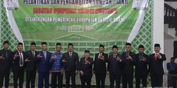 9 Pejabat Utama Pesisir Barat Dilantik Bupati Dedi, Berikut Daftarnya