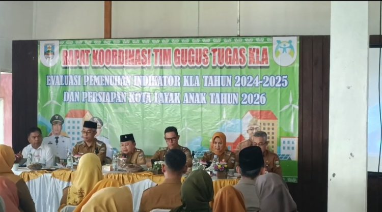 Dinas Sosial Pesisir Barat Gelar Rakor Gugus Tugas Kabupaten Layak Anak