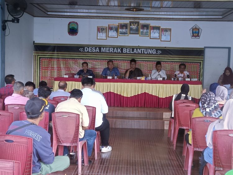 Pemerintah Desa Merak Belatung Siap Mengikuti Lomba Desa Helau