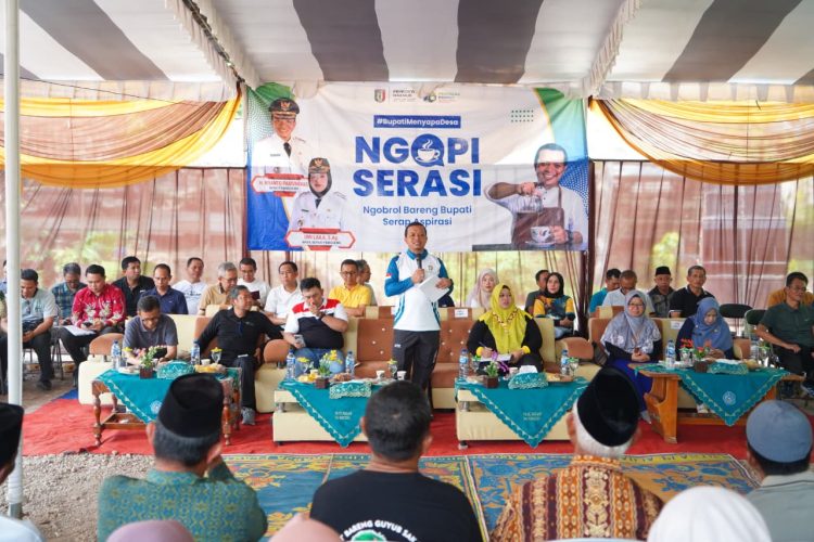 Ngopi Serasi Edisi 24, Bupati Pringsewu Serap Aspirasi Masyarakat Pekon Tanjung Dalam 