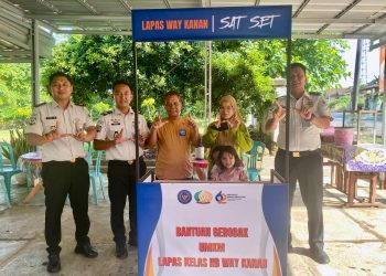 Hari Bakti Pemasyarakatan ke-62 Tahun, Lapas Way Kanan Berikan Dukungan UMKM dengan Bantuan Gerobak Gratis
