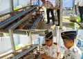 Panen Telur Ayam dan Tebar Benih Ikan Lele, Plh Kakanwil Ditjenpas Tinjau Program Pembinaan Lapas Way Kanan