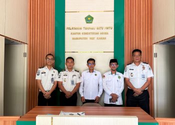 Tingkatkan Pembinaan Kepribadian, Lapas Way Kanan Kunjungi Kemenag Kabupaten Way Kanan