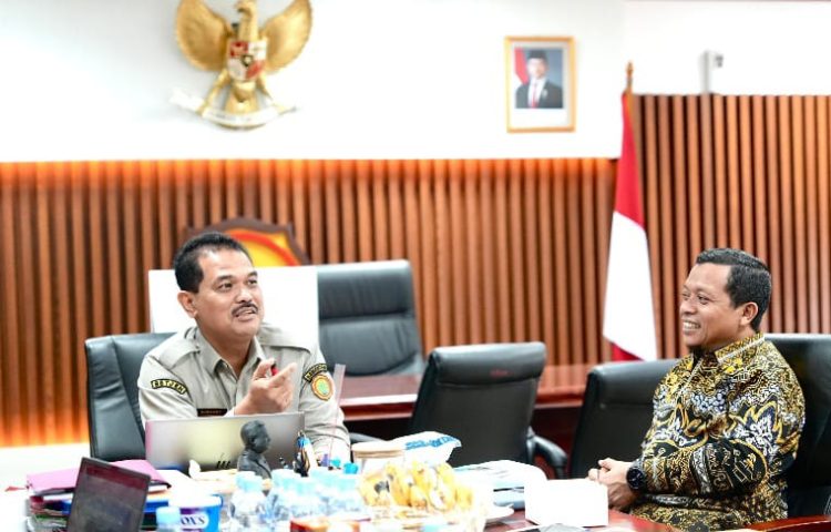 Pengembangan Program Hilirisasi Pertanian, Bupati Pringsewu Audiensi Dengan Sekjen Kementan RI 
