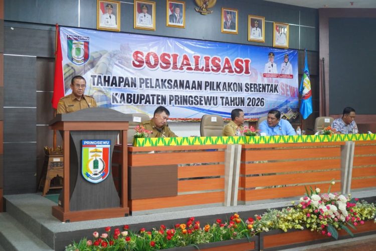 Bupati Pringsewu Buka Sosialisasi Tahapan Pilkakon Serentak 2026, Tekankan Netralitas dan Dukungan Program Prioritas