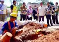 Bupati Pringsewu Groundbreaking Pembangunan SPAM IKK Way Sepagasan 