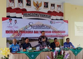 Dibuka Bupati, Pemkab Pringsewu Sosialisasikan Ideologi Pancasila & Wawasan Kebangsaan 