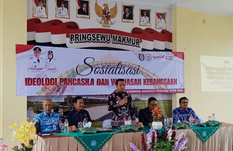 Dibuka Bupati, Pemkab Pringsewu Sosialisasikan Ideologi Pancasila & Wawasan Kebangsaan 