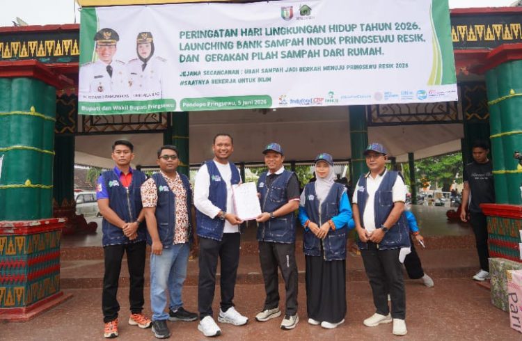 Hari Lingkungan Hidup Sedunia 2026, Bupati Pringsewu Launching Bank Sampah 