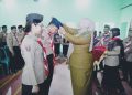 Umi Laila Buka Kursus Pembina Pramuka Mahir Tingkat Dasar XIX Kwaran Pringsewu