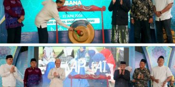 BUPATI PRINGSEWU BUKA FESTIVAL ANAK ISLAM & FESTIVAL REBANA KE-14 