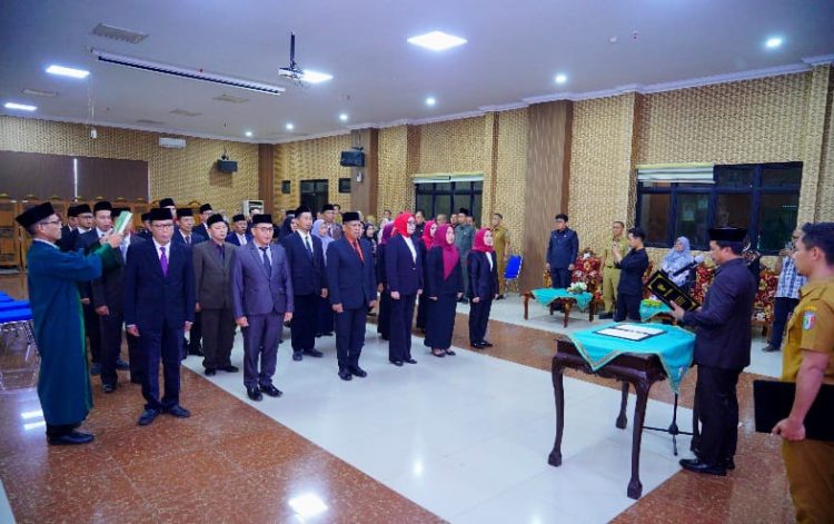 Bupati Pringsewu Lantik 36 Pejabat, Berikut Daftarnya