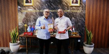 Audiensi Dengan Menko Bidang Pangan, Bupati Pringsewu Kenalkan Produk Hilirisasi Mocaf
