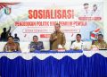 Bupati Pringsewu Buka Sosialisasi Pendidikan Politik Bagi Pemilih Pemula 