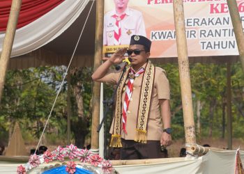 Bupati Pringsewu Pimpin Upacara Hari Pramuka Ke-65 
