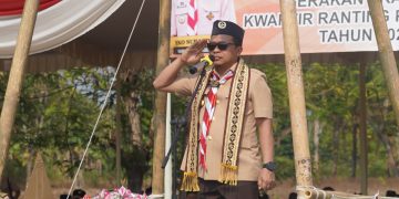 Bupati Pringsewu Pimpin Upacara Hari Pramuka Ke-65 